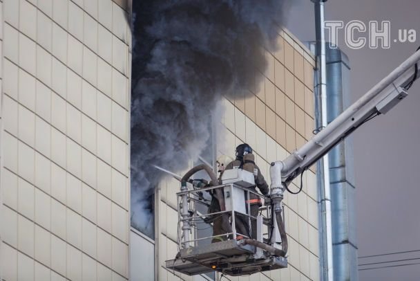 Опублікували фото з пожежі в Кемерово