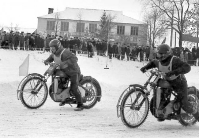 Як на Волині влаштовували зимові мотогонки у 80-х роках. РЕТРОФОТО