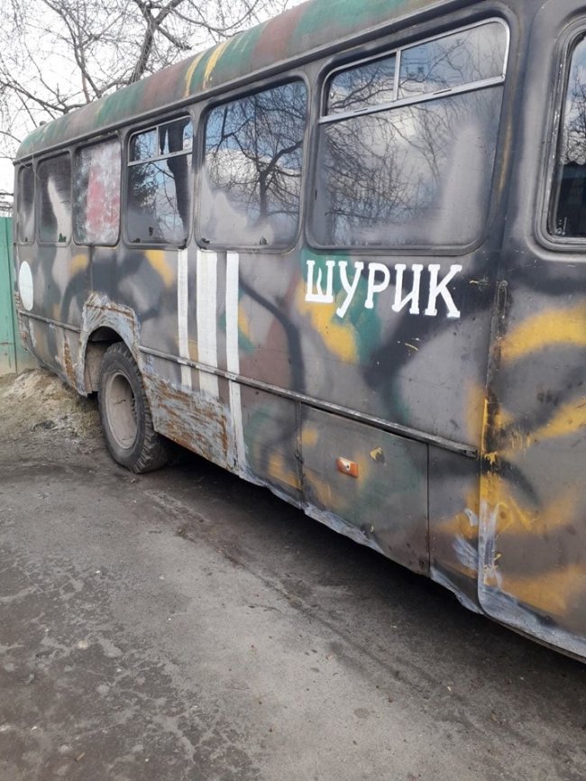 Автобус, який був в АТО, возить волинських школярів
