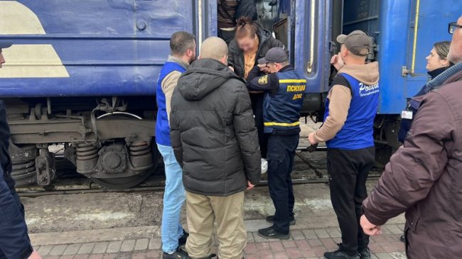 На Волинь прибув евакуаційний потяг з Донеччини