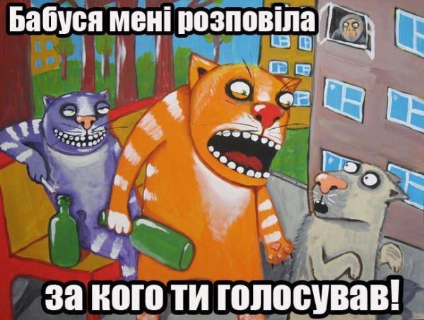 Бабуся і кіт: фотожабоманія триває. ФОТО