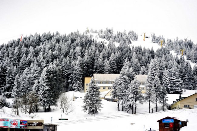 У Туреччині випав сніг. ФОТО