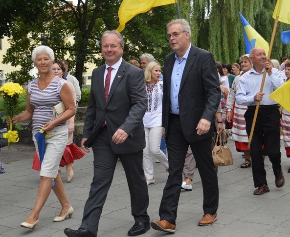 Волинське місто на День Незалежності відвідала німецька делегація. ФОТО