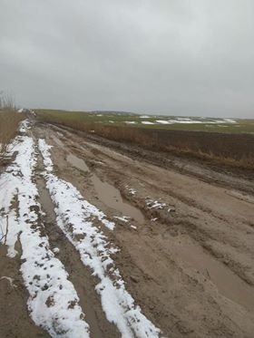 Замість дороги - болото: у селі на Волині немає асфальту. ФОТО