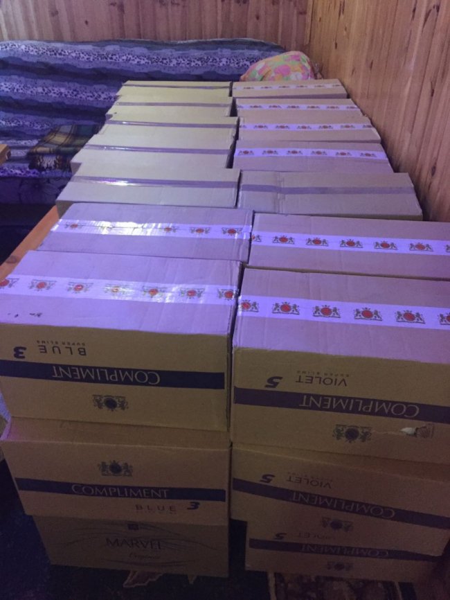 «Акциз-2018»: на Волині викрили сховок з 34 тисячами пачок цигарок. ФОТО