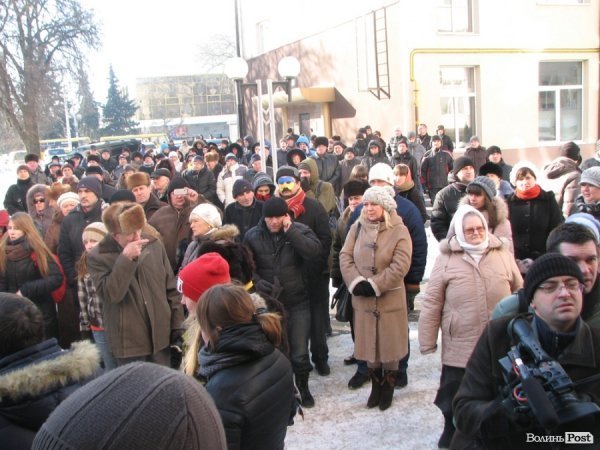У Луцьку - пікет міліції. ФОТО. ВІДЕО