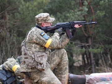 Бійцям територіальної оборони Луцька провели бойові навчання. ФОТО