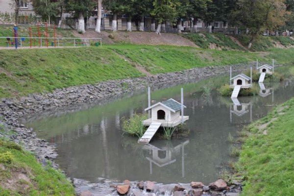 Річка Сапалаївка на території «Сіті Парку»