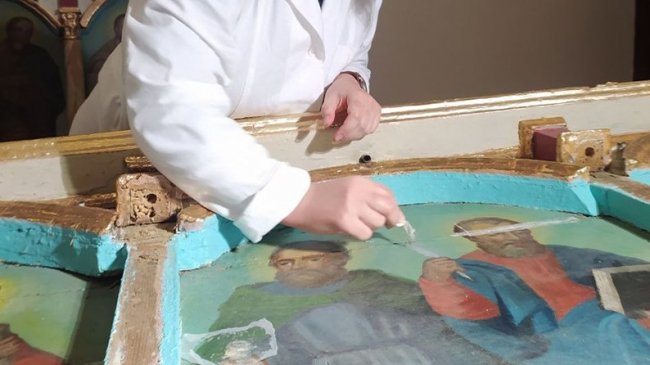 Волинський іконостас реставрували київські майстри