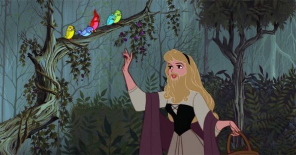 Героїнь діснеївських мультиків зробили бороданями