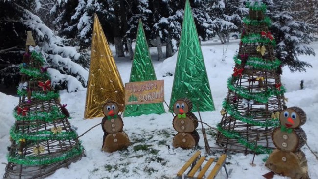 У центрі Володимира з'явилися різдвяні інсталяції. ФОТО