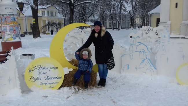 У центрі Володимира з'явилися різдвяні інсталяції. ФОТО