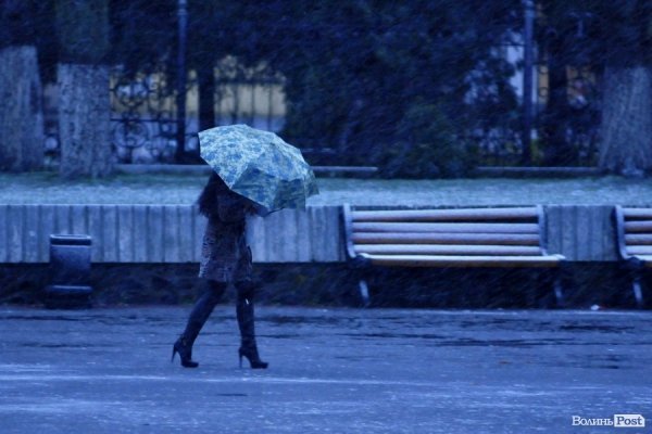 Перший сніг у Луцьку: холодно, вітряно, мокро. ФОТО. ВІДЕО