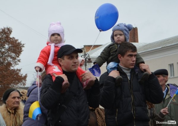 У Луцьку відбувся Євромітинг. ФОТО