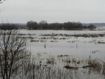 На Волині можливе затоплення житлових будинків і сільгоспугідь