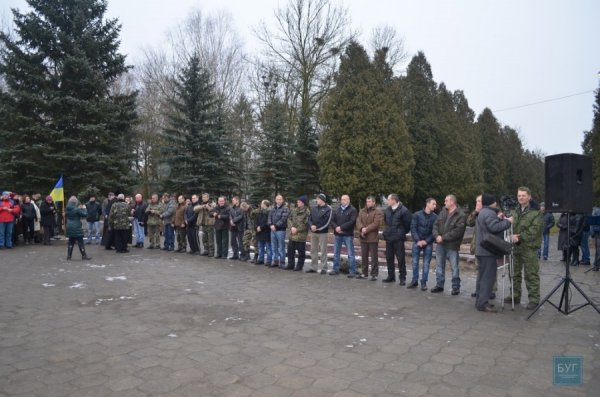 На Волині мобілізованих бійців проводжали на навчання. ФОТО