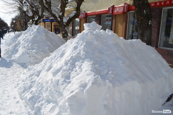 Луцьк після снігопаду. ФОТО