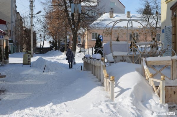 Луцьк після снігопаду. ФОТО
