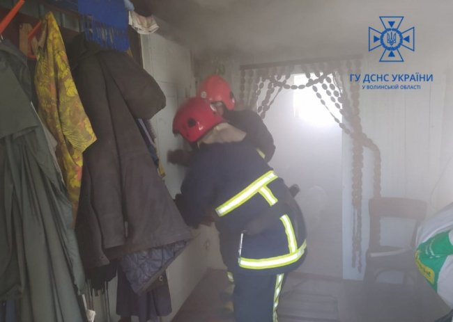 Через куріння в пожежі загинув волинянин. ФОТО