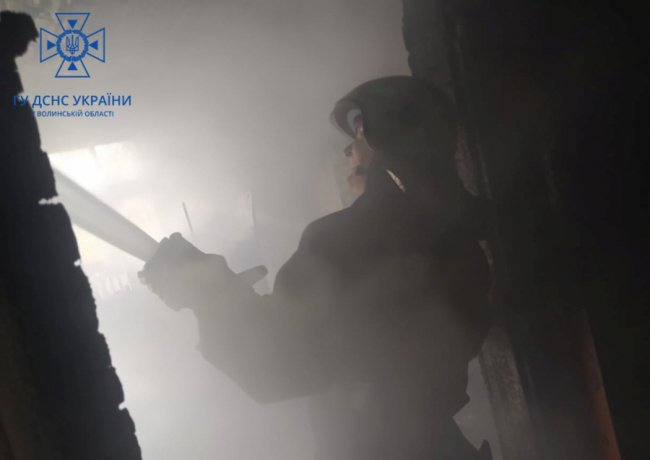 Через куріння в пожежі загинув волинянин. ФОТО