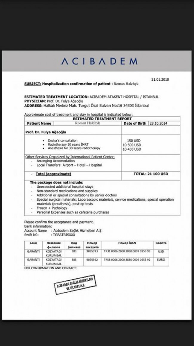 У хлопчика з Волині виявили пухлину мозку. Потрібна допомога