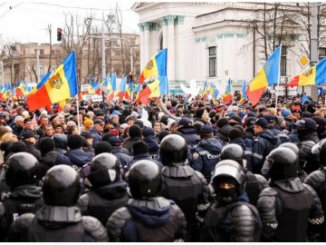 У Молдові почалися сутички під час акції проросійської сили: десятки затриманих