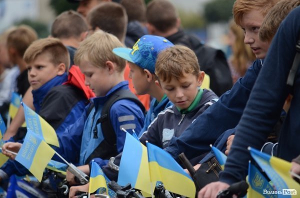 У Луцьку - патріотичний велопробіг. ФОТОРЕПОРТАЖ