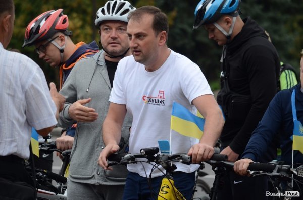 Перший заступник мера Луцька Тарас Яковлев та депутат Луцькради Андрій Покровський