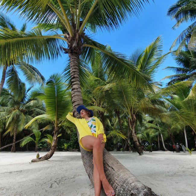 Тетяна Кухарук під час відпочинку