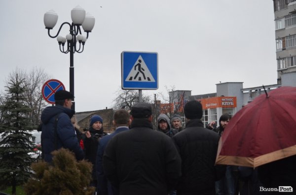 У Луцьку підприємці вийшли на акцію протесту.ФОТО