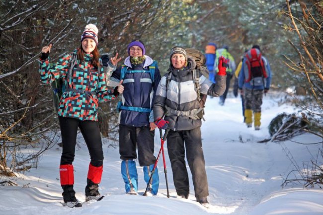 На Волині учасники екопоходу «Сніготопка» здолали 50 кілометрів пішки. ФОТО