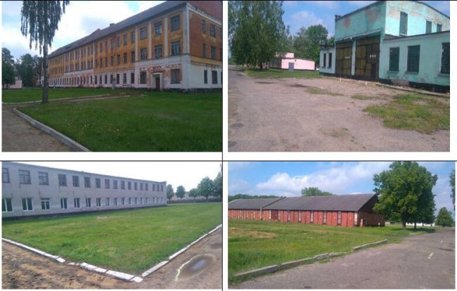 Колишня військова частина в Осиповичах у Білорусі