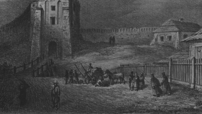 Який вигляд мав замок Любарта у 70-х роках 19 століття. РЕТРОФОТО