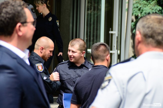 Подяки попередньому і завдання новому: як представляли головного патрульного Волині. ФОТО