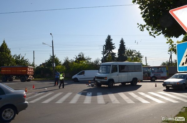 У Луцьку - ДТП. Є постраждалий. ФОТО