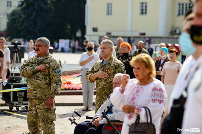 Як у Луцьку відсвяткували 29-ту річницю Незалежності України. ФОТОРЕПОРТАЖ