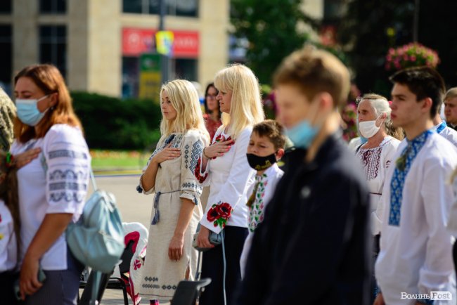 Як у Луцьку відсвяткували 29-ту річницю Незалежності України. ФОТОРЕПОРТАЖ