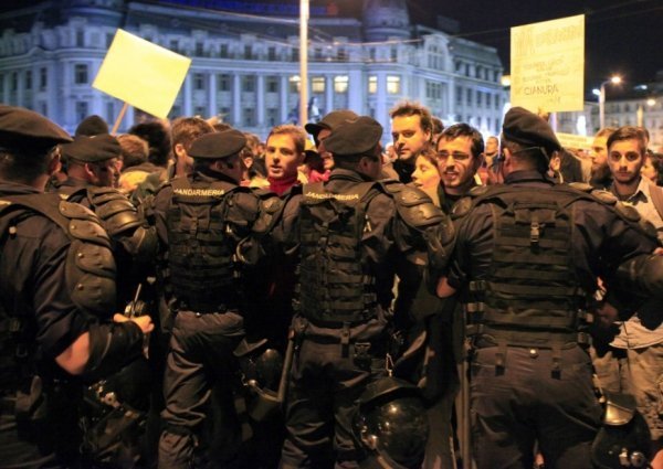 Масові безлади в Румунії. ФОТО