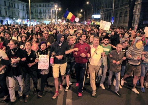 Масові безлади в Румунії. ФОТО