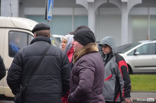 У Луцьку підприємці вийшли на акцію протесту.ФОТО