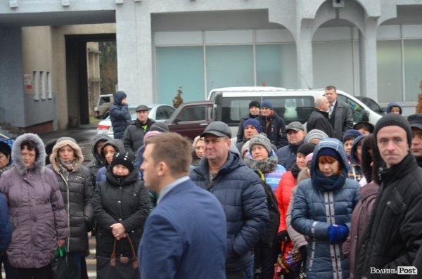 У Луцьку підприємці вийшли на акцію протесту.ФОТО