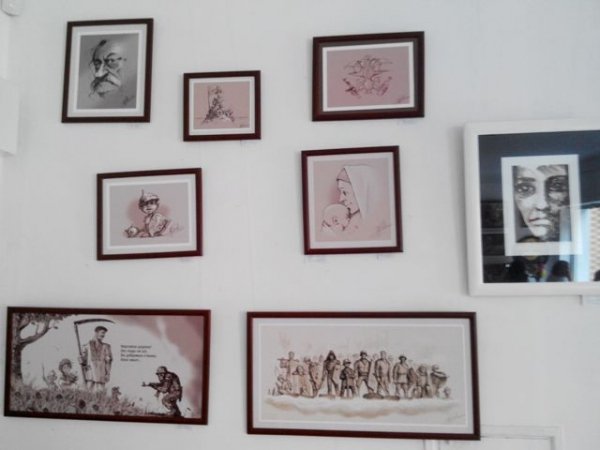 У Луцьку гроші для поранених військових збирають за допомогою мистецтва. ФОТО