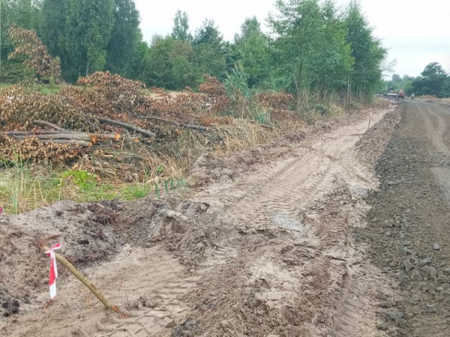 Почали будувати дорогу між двома курортними зонами на Шацьких озерах