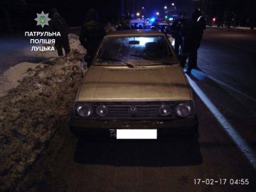 Луцькі патрульні затримали «п’яне» авто