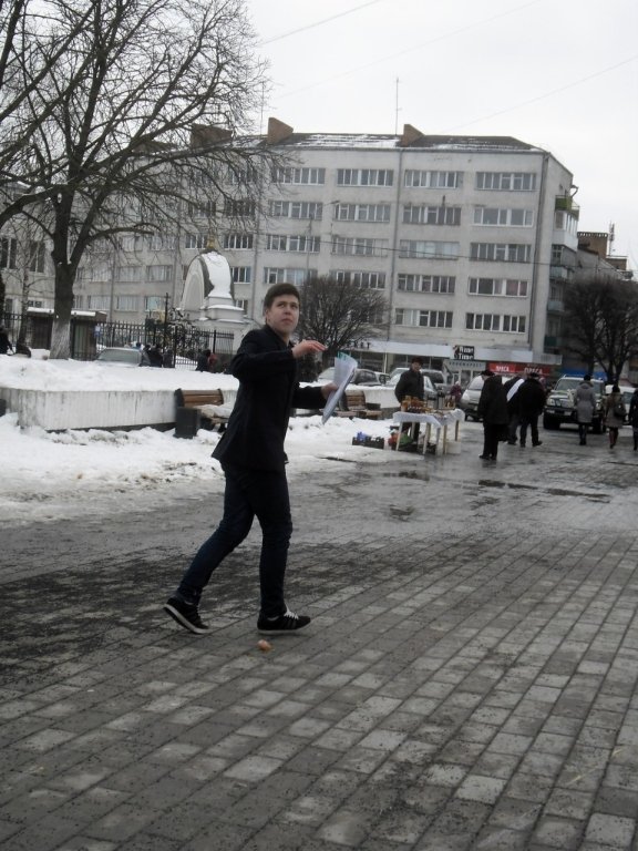 «Треті роковини Януковича» у Луцьку. ФОТО