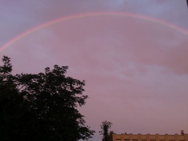 Луцька незвичайна веселка: реакція соцмереж. ФОТО