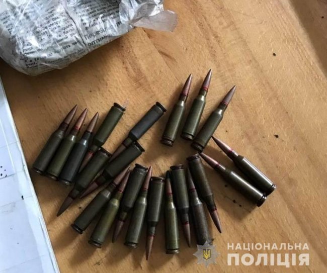 У волинянина вилучили пакетик з патронами. ФОТО