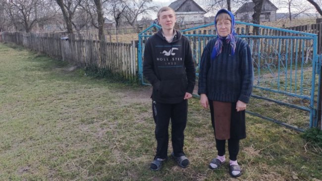 Жителька села Завітне Марія Кузнєцова.