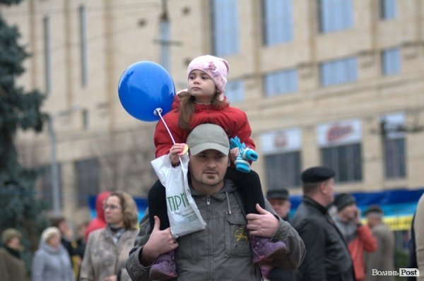 Народне віче «За європейську Україну!» в Луцьку. ФОТО