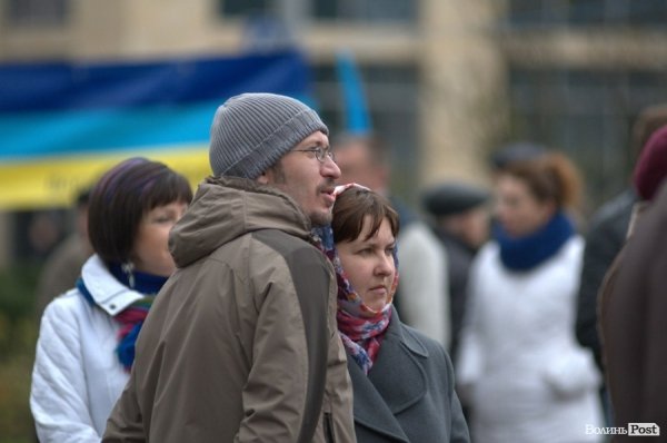 Народне віче «За європейську Україну!» в Луцьку. ФОТО
